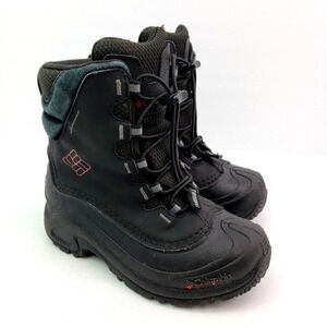 Columbia Bugaboot 200 Gram Girls Size 2Y Black Waterproof Winter Snow Boots